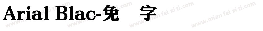 Arial Blac字体转换